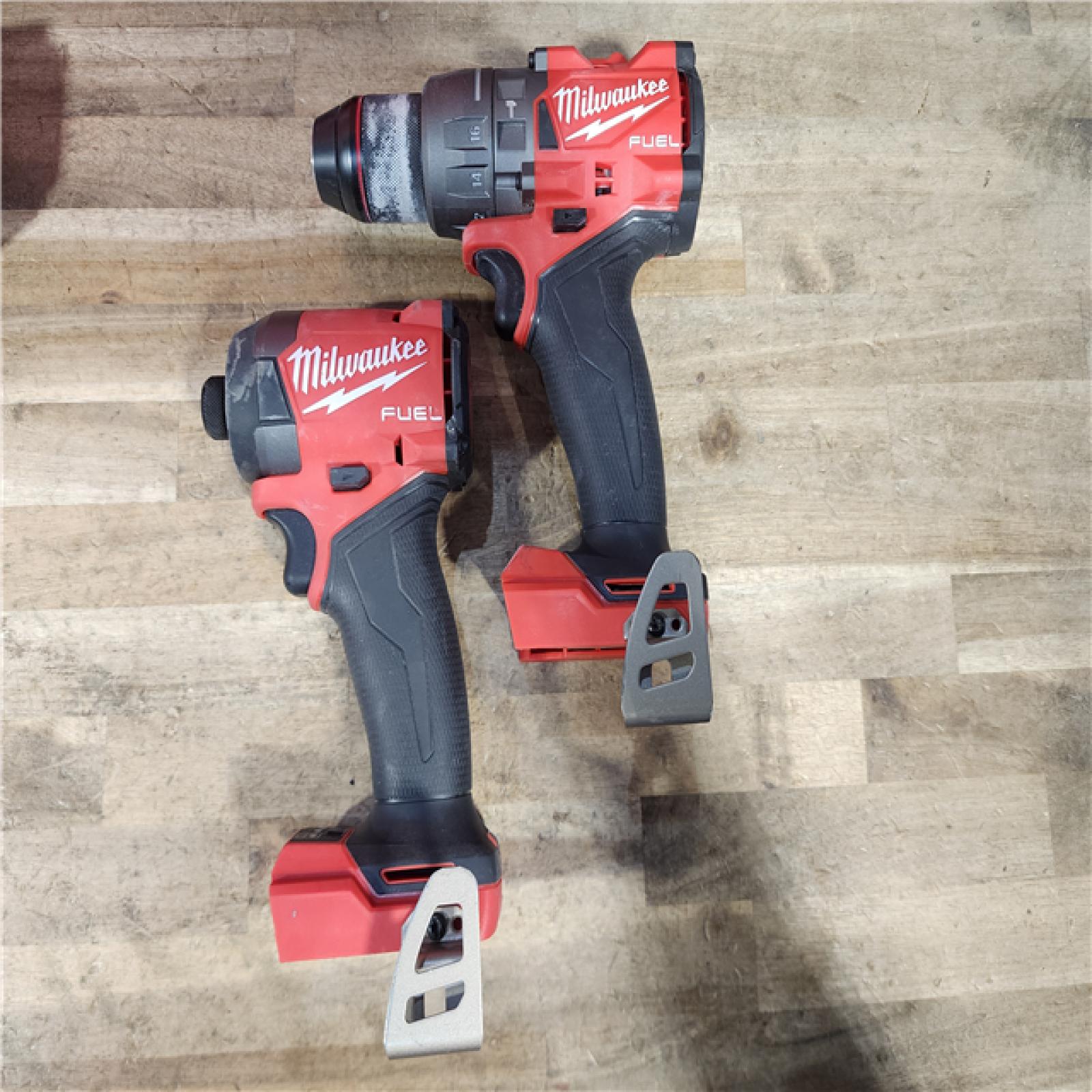 HOUSTON LOCATION - AS-IS Milwaukee  FUEL 18V Lithium-Ion Brushless Cordless Hammer Drill and Impact Driver Combo Kit