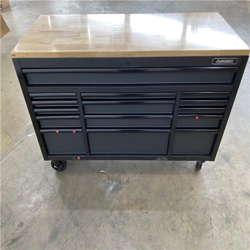 Houston Location AS IS - Husky 61 IN. 15 Drawer Mobile Workbench