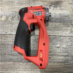 AS-IS Milwaukee FUEL 12V Lithium-Ion Brushless Cordless 4-in-1 Installation 3/8 in. Drill Driver with 4 Tool Head (Tool-Only)