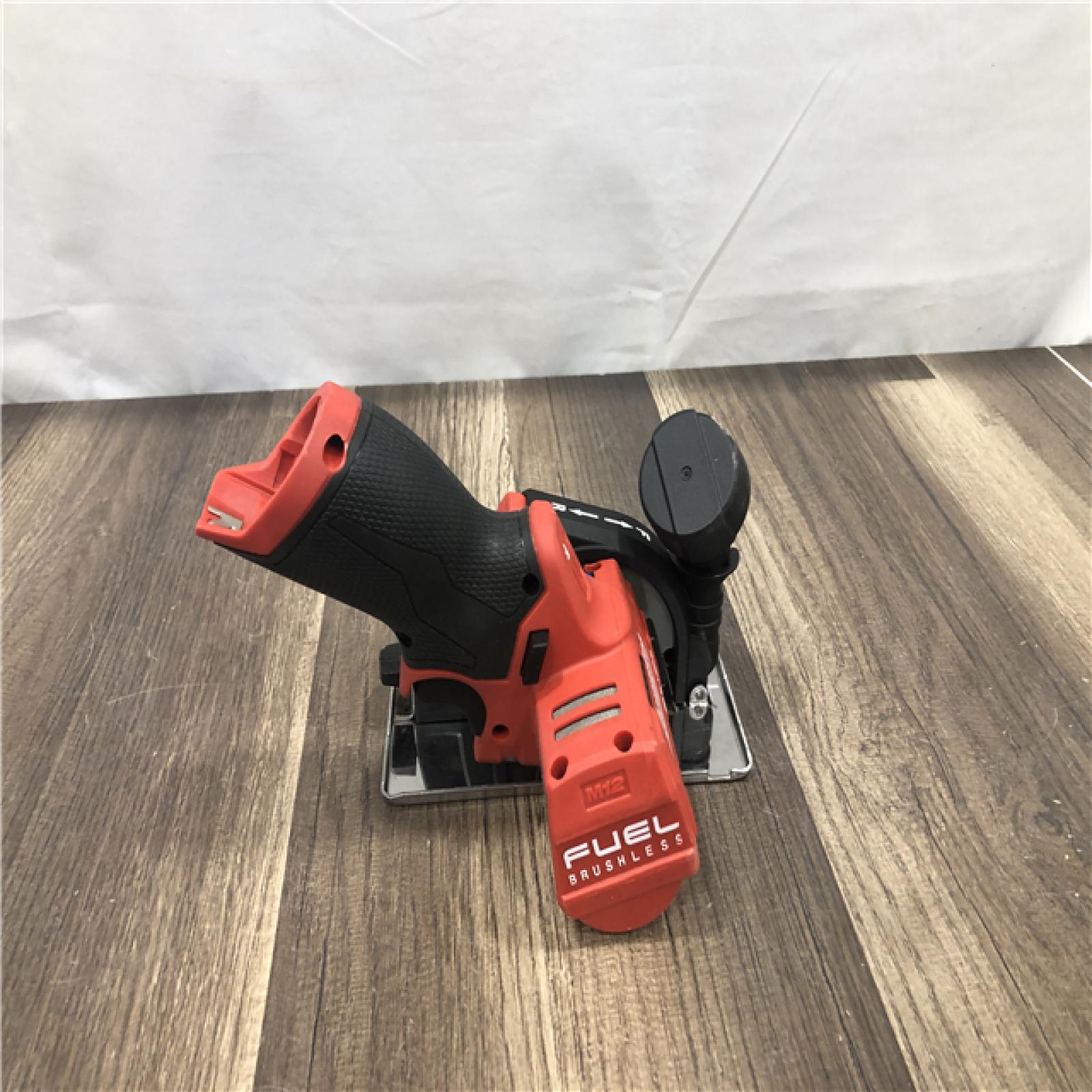 AS-IS Milwaukee FUEL 12V Lithium-Ion Brushless Cordless 3 in. Cut Off Saw (Tool-Only)