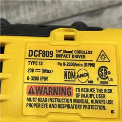 AS-IS DEWALT Atomic 20V Max Lithium-Ion Brushless Cordless Compact 1/4 in. Impact Driver Kit