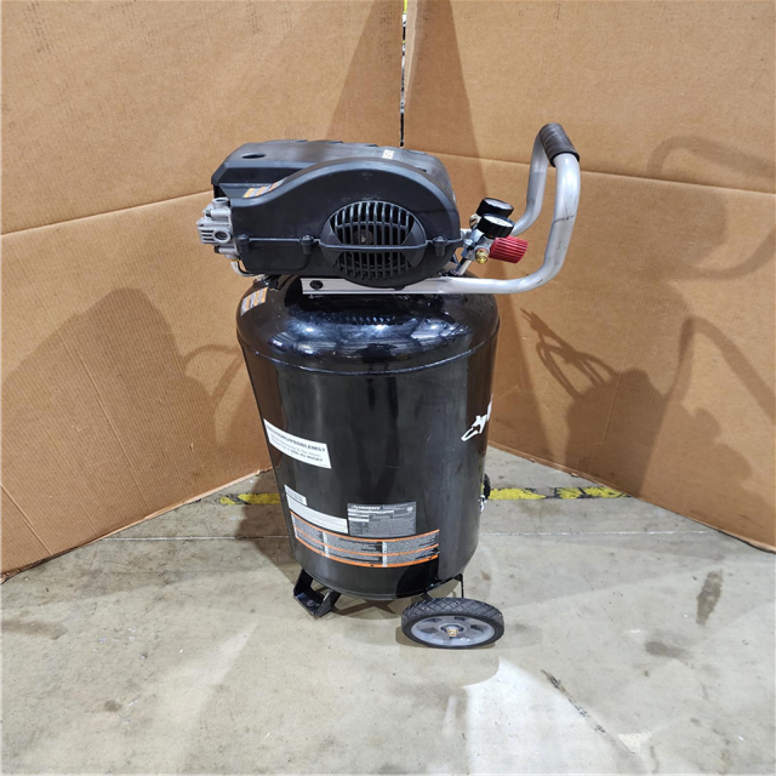 HOUSTON LOCATION - AS-IS Husky 20 Gal. 200 PSI Oil Free Portable Vertical Electric Air Compressor