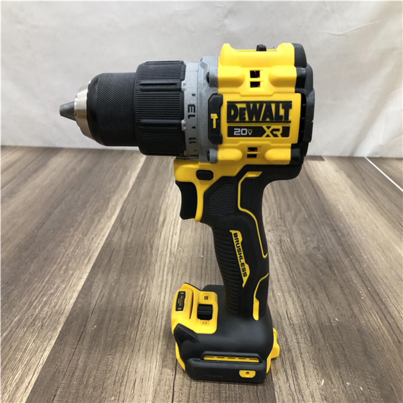 AS-IS DEWALT 20V XR Brushless Cordless 1/2 in. Hammer Drill (Tool-Only)