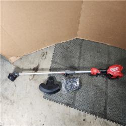 HOUSTON LOCATION - AS-IS Milwaukee M18 FUEL 17 Dual Battery String Trimmer W/ (2) XC8.0 BATTERY