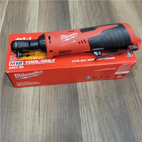 AS-IS  MILWAUKEE 2457-20 .38 in. M12 Cordless Ratchet Only