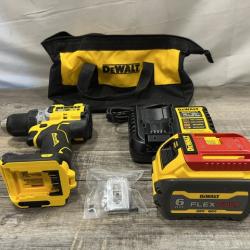 AS-IS DEWALT 20V MAX XR Lithium-Ion Brushless Cordless 1/2 in. Drill/Driver Kit