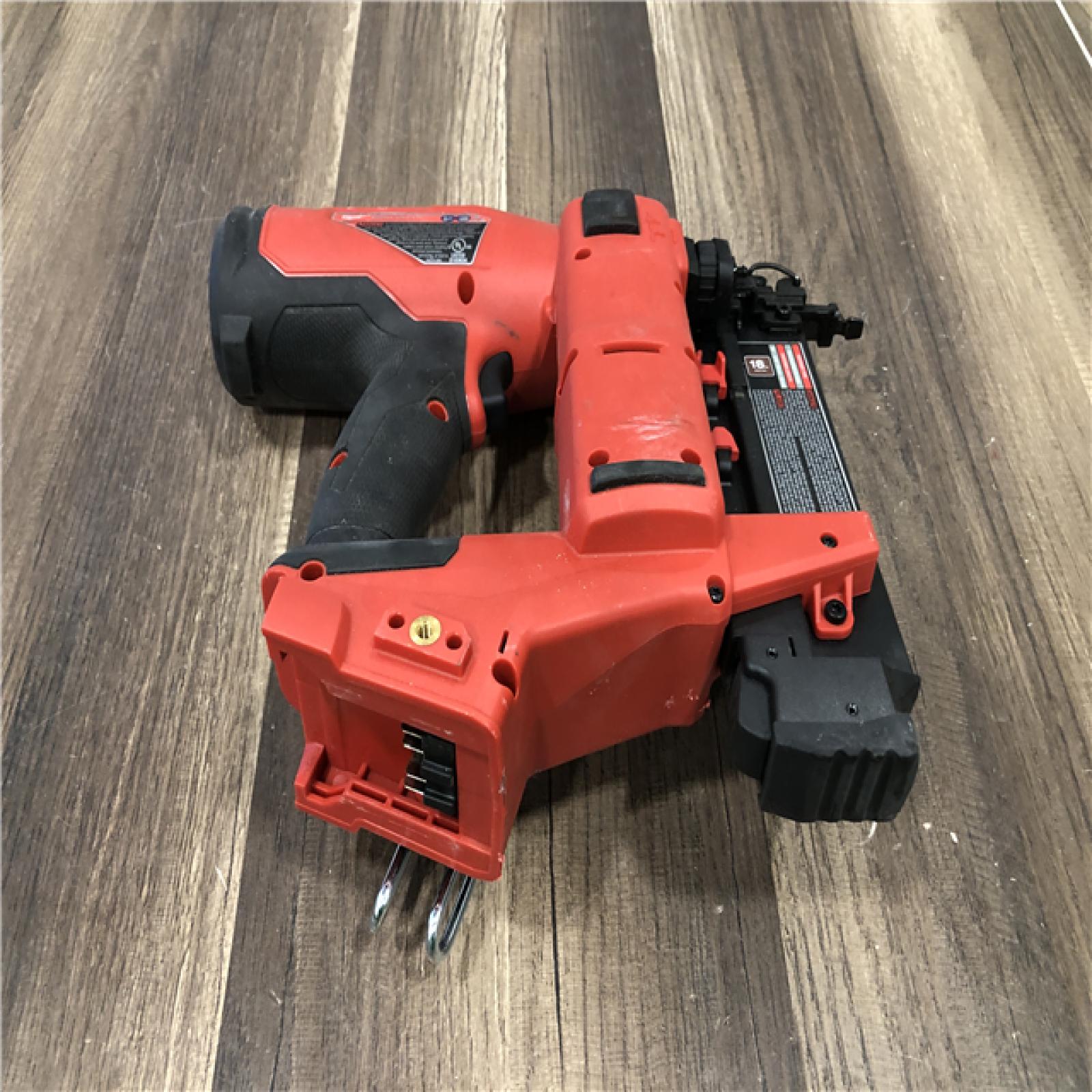 AS-IS Milwaukee FUEL 18-Volt Lithium-Ion Brushless Cordless Gen II 18-Gauge Brad Nailer (Tool-Only)