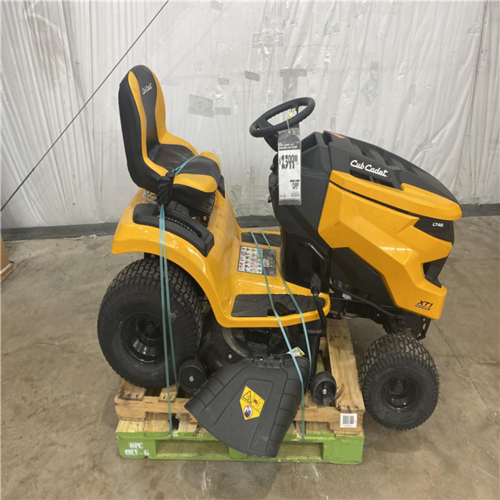 Houston Location - AS-IS Outdoor Power Equipment CUB CADET LT46 XT1 SIT DOWN MOWER