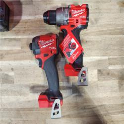 HOUSTON LOCATION - AS-IS MILWAUKEE FUEL 18V Lithium-Ion Brushless Cordless Hammer Drill and Impact Driver Combo Kit (2-Tool) with 2 Batteries