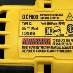 AS-IS DEWALT Atomic 20V Max Lithium-Ion Brushless Cordless Compact 1/4 in. Impact Driver Kit