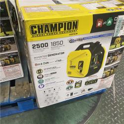 Dallas Location - As-Is Champion Power Equipment 2500/1850-Watt Fuel Gasoline Generator(Lot Of 4)
