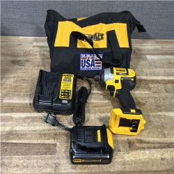 Houston Location AS-IS DEWALT 20V MAX Cordless 1/4 in. Impact Driver Kit
