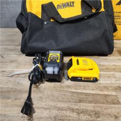 HOUSTON LOCATION - AS-IS DEWALT 20V MAX XR 16-Gauge Electric Cordless Angled Finishing Nailer Kit