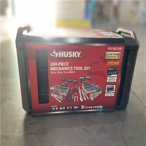 NEW! - Husky 280-Piece Mechanics Tool Set 1/4 IN  3/8 IN  1/2 IN Drive
