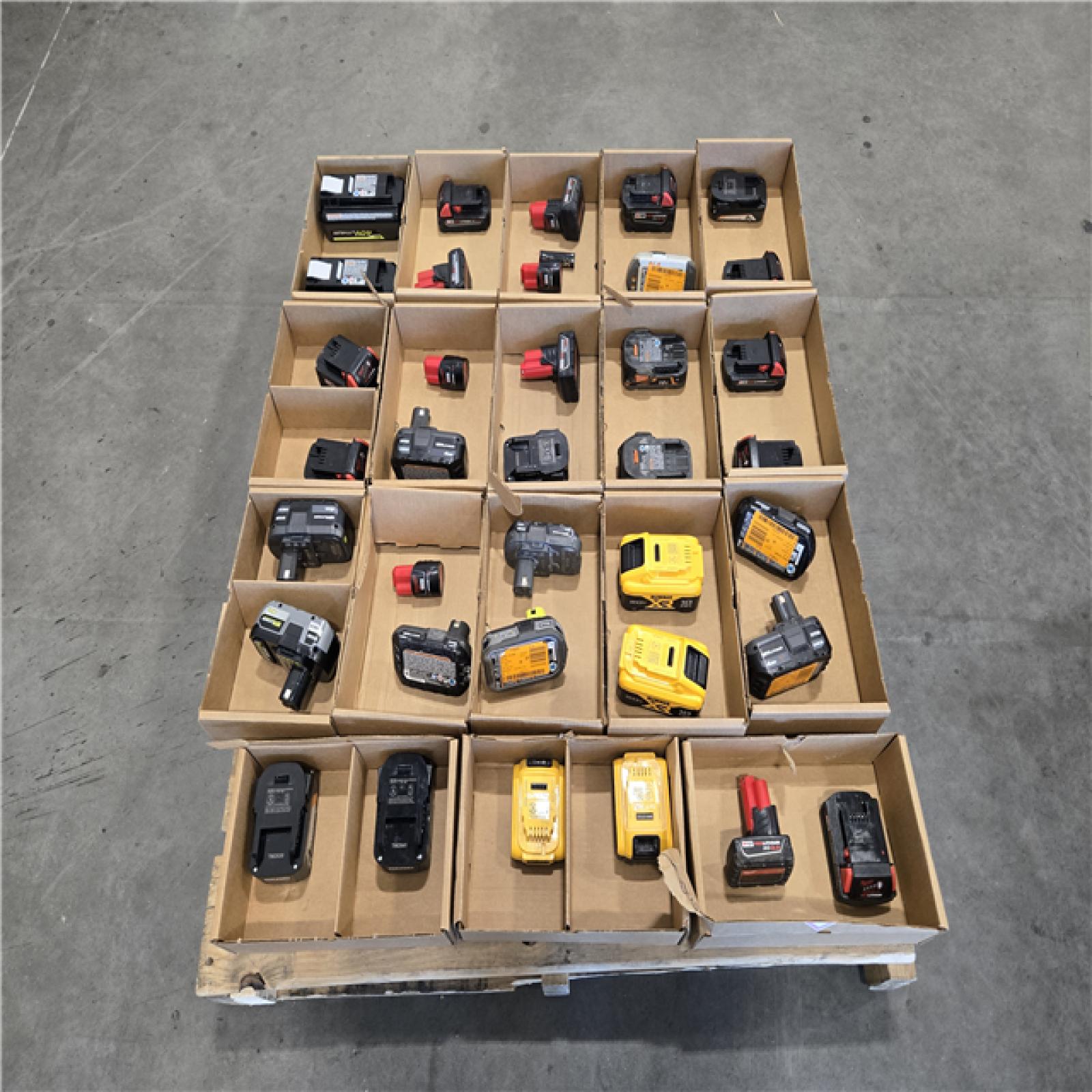 DALLAS LOCATION AS-IS- BATTERY PALLET