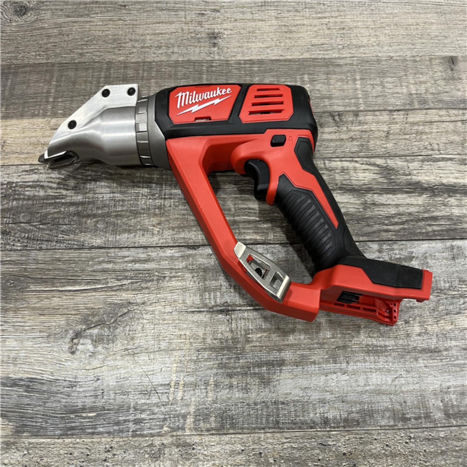 AS-IS Milwaukee 18-Volt Lithium-Ion Cordless 18-Gauge Double Cut Metal Shear (Tool-Only)
