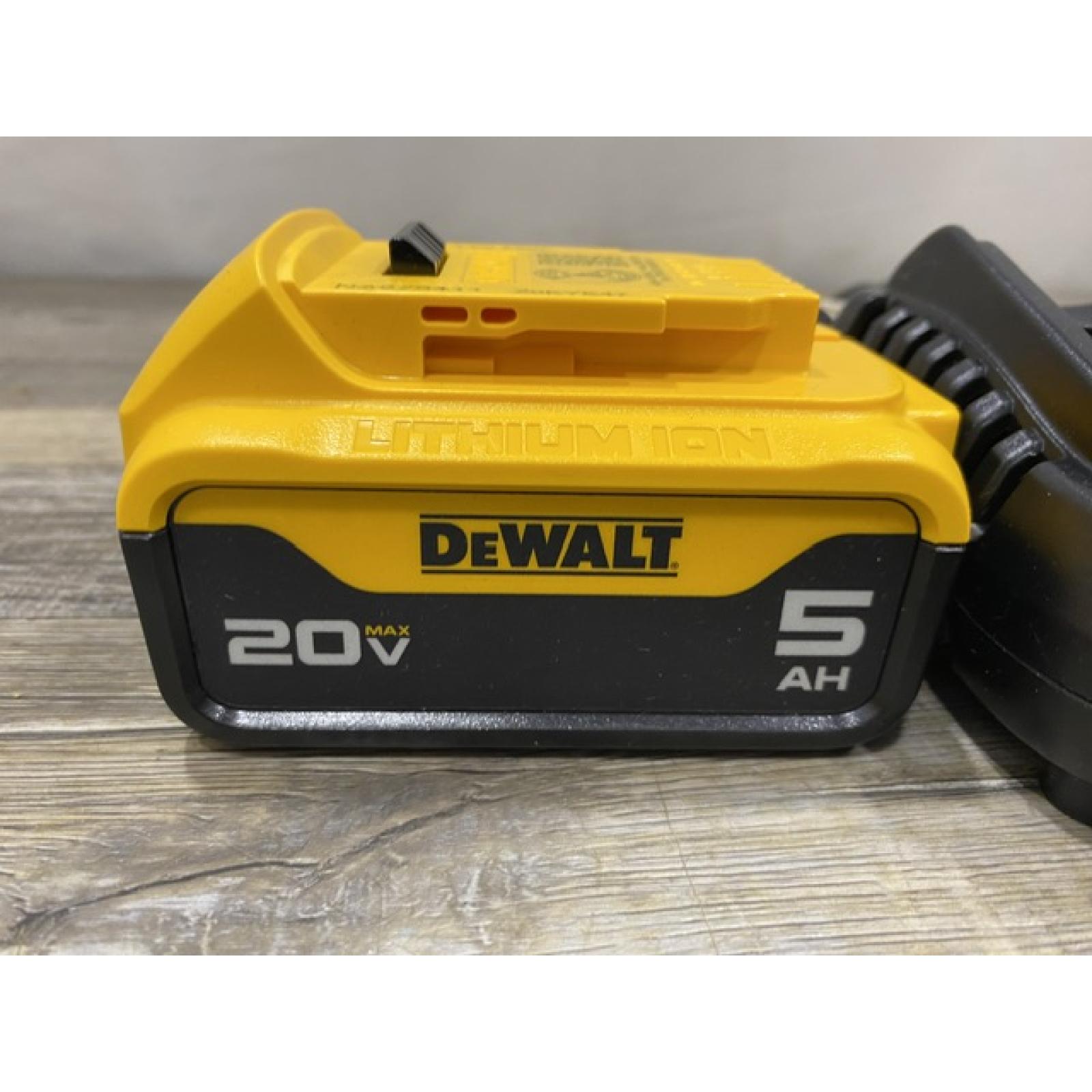 AS-IS DEWALT 20-Volt Maximum XR 5.0 Ah Battery Pack and Charger Kit
