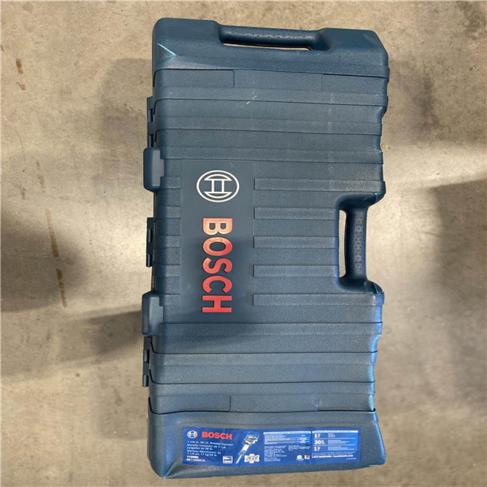 AS-IS - Bosch 15 Amp 1-1/8 in. Corded Concrete Electric Hex Breaker Hammer Kit with Hard Carrying Case with Wheels