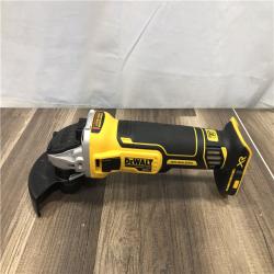 AS-IS DEWALT 20V MAX XR Cordless Brushless 4.5 in. Slide Switch Small Angle Grinder with Kickback Brake (Tool Only)