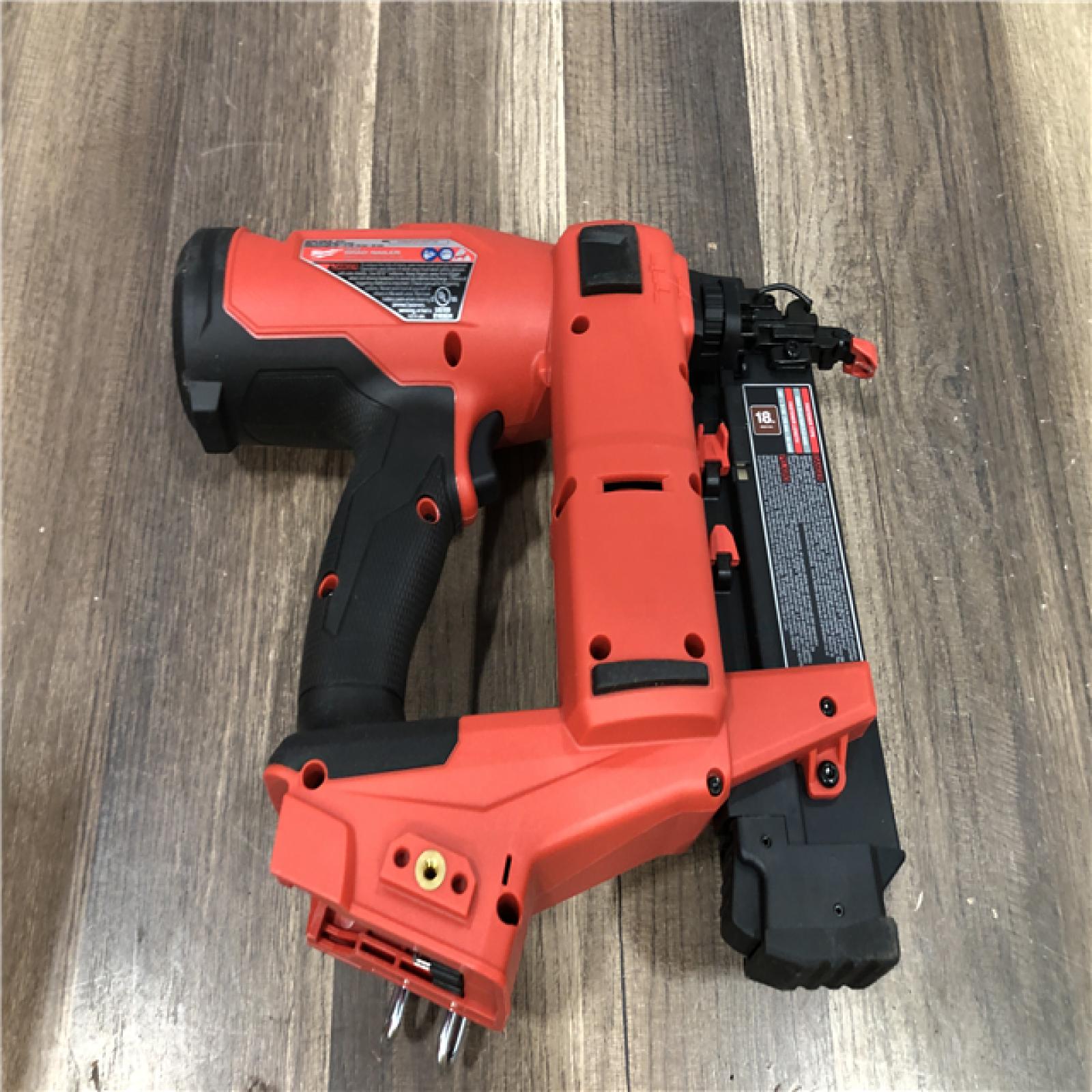 AS-IS Milwaukee FUEL 18-Volt Lithium-Ion Brushless Cordless Gen II 18-Gauge Brad Nailer (Tool-Only)