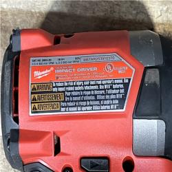 Houston Location AS-IS Milwaukee FUEL 18V Lithium-Ion Brushless Cordless 1/4 in. Hex Impact Driver (Tool-Only)