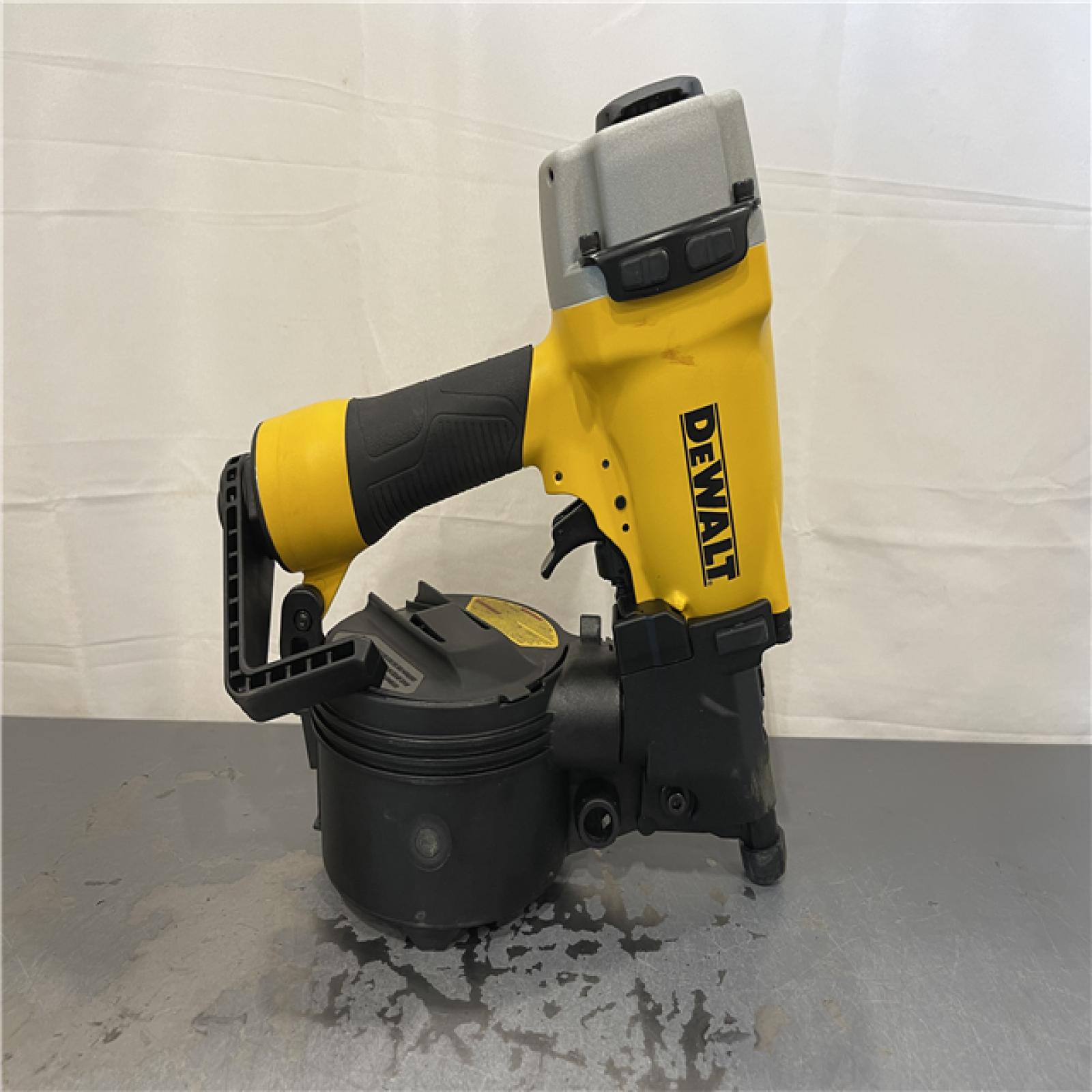 AS-IS - DEWALT Pneumatic 15-Degree Coil Corded Siding Nailer