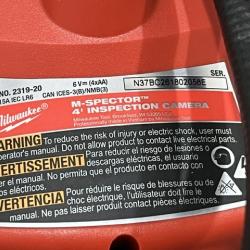 AS-IS Milwaukee M- Spector 4 ft. Inspection Sewer Camera Scope