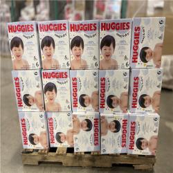 DALLAS LOCATION - Huggies Size 6 Diapers  Snug & Dry Baby Diapers PALLET-(30 CASES)