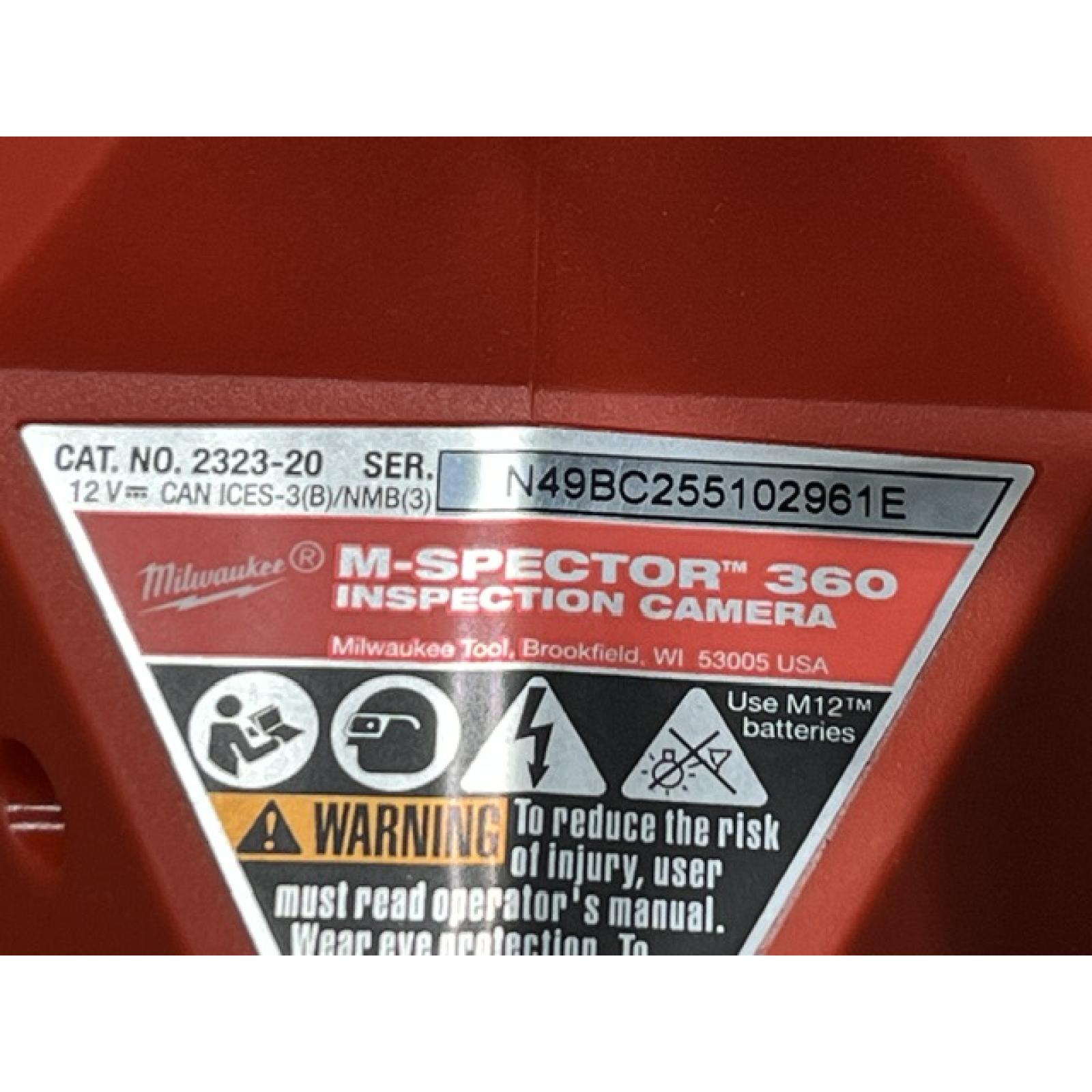 AS-IS Milwaukee 12V Lithium-Ion Cordless M-SPECTOR 360-Degree 4 ft. Inspection Camera Kit