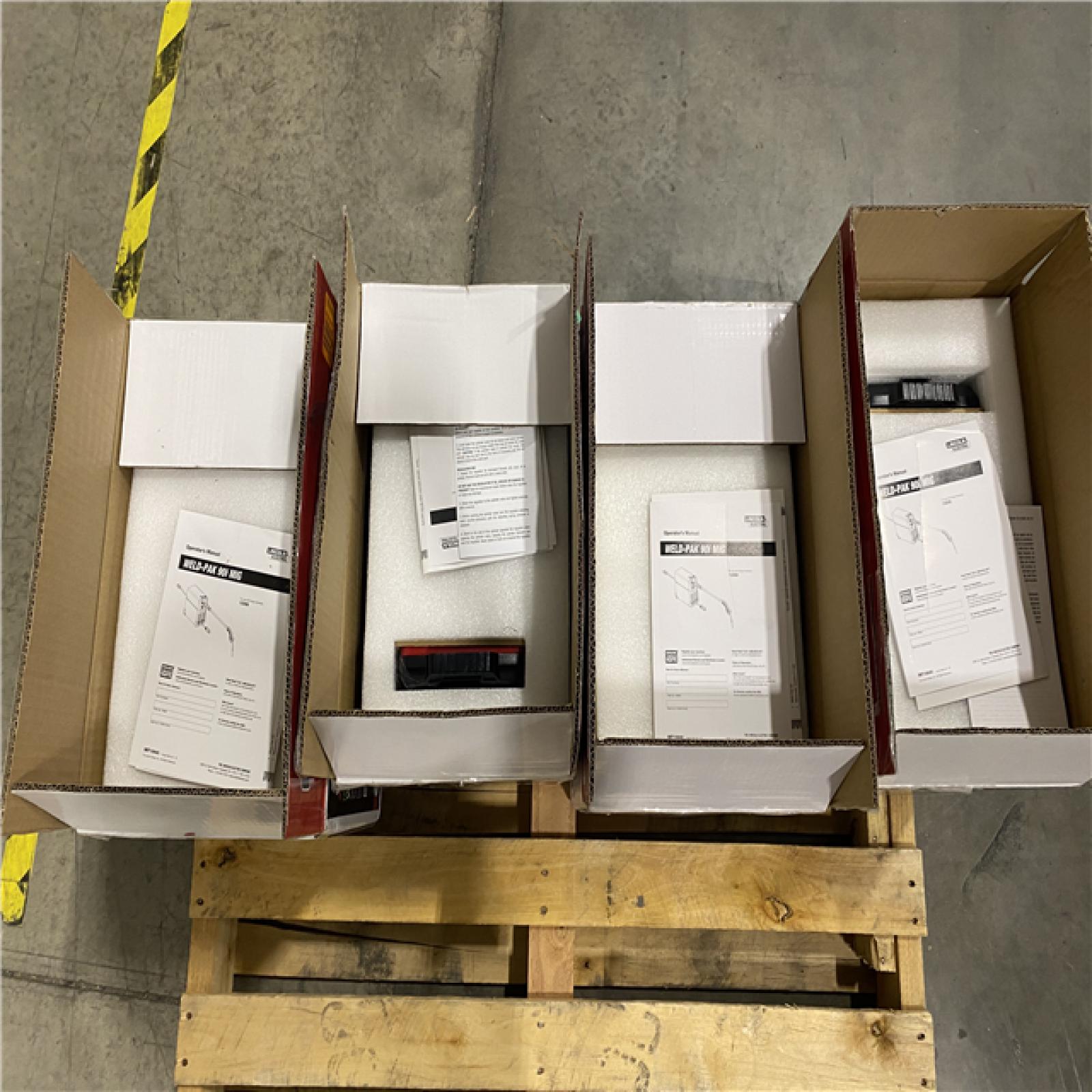 Dallas Location - As-Is Lincoln Electric WELD-PAK 90i MIG and Flux-Cored Wire Feeder Welder(Lot Of 4)