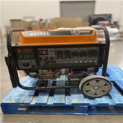 Dallas Location - As-Is GENMAX 12000/9000-Watt Electric Start Dual Fuel Gas