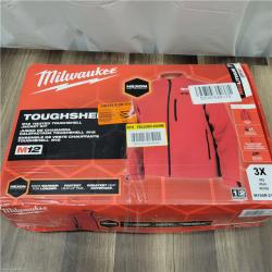AS-IS MILWAUKEE  Men's 3X-Large M12 12V Lithium-Ion Cordless TOUGHSHELL Red Heated Jacket with (1) 3.0 Ah Battery and Charger