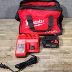 HOUSTON LOCATION - AS-IS Milwaukee M18 1/2 in. Cordless Brushless High Torque Impact Wrench Kit (Battery & Charger)
