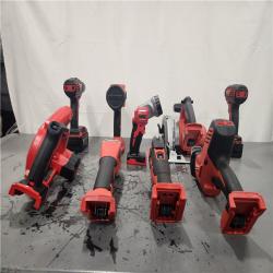 AS-IS- Milwaukee 18-Volt Lithium-Ion Cordless (9-Tool) Combo Kit