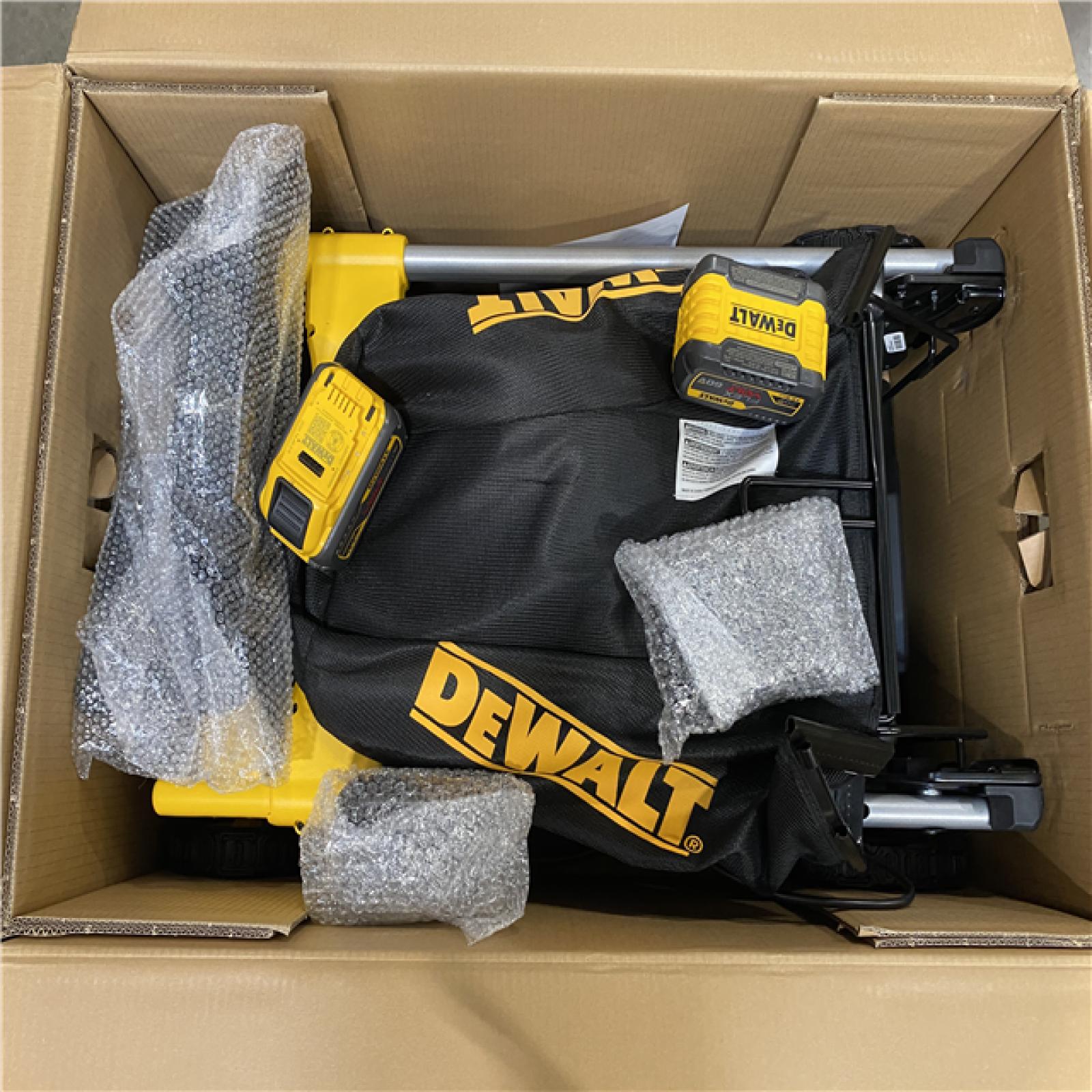 As-Is- FLEXVOLT 2x60V MAX 21 in. Cordless Battery Powered Self Propelled Lawn Mower Kit with  12.0 Ah Batteries and Chargers