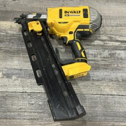 AS-IS DEWALT 20V MAX XR Lithium-Ion Electric Cordless Brushless 2-Speed 21° Plastic Collated Framing Nailer (Tool Only)