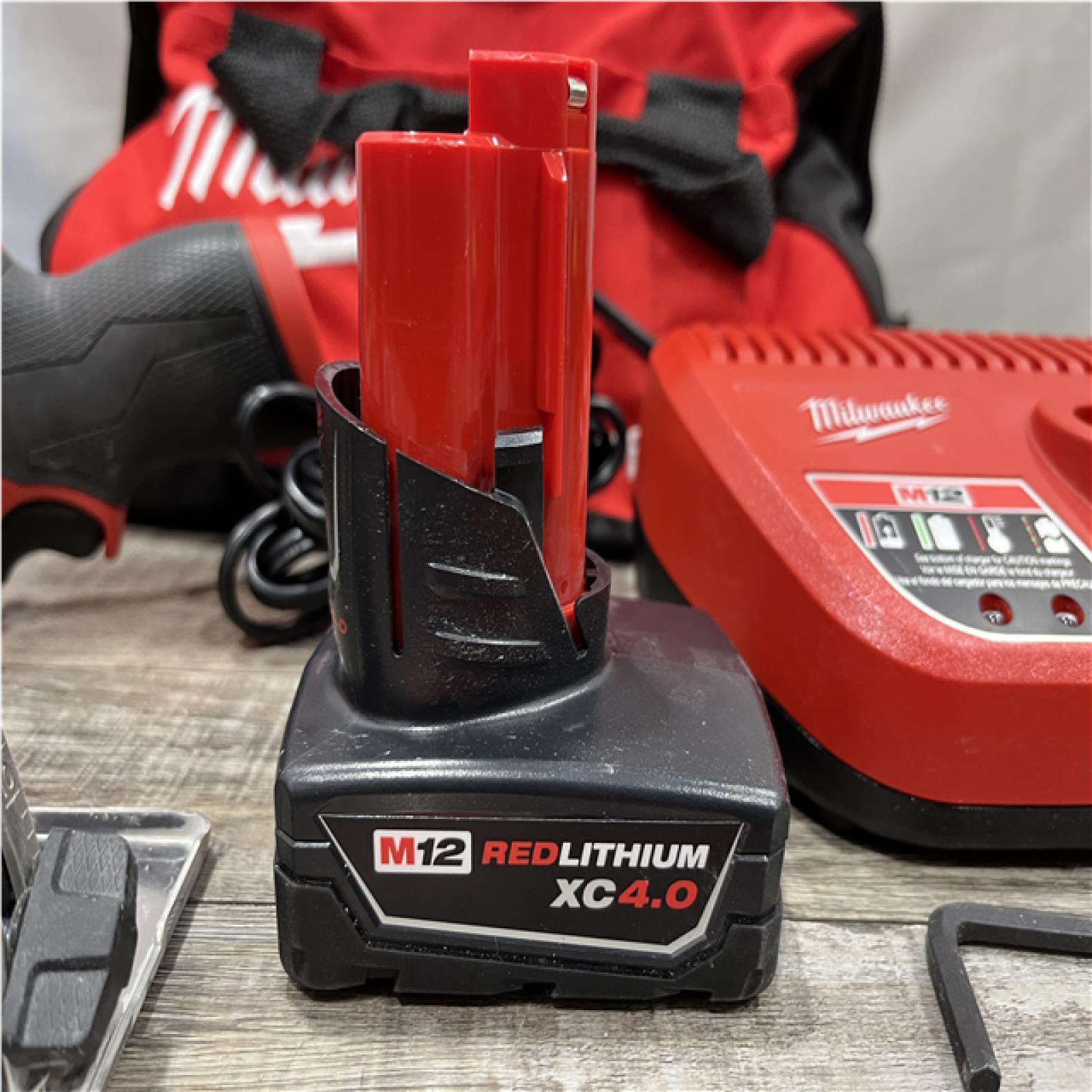 AS-IS Milwaukee FUEL 12V 3 in. Lithium-Ion Brushless Cordless Cut Off Saw Kit