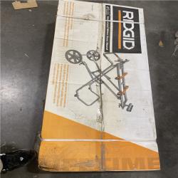 NEW- RIDGID Foldable Mobile Miter Saw Stand with Mounting Braces
