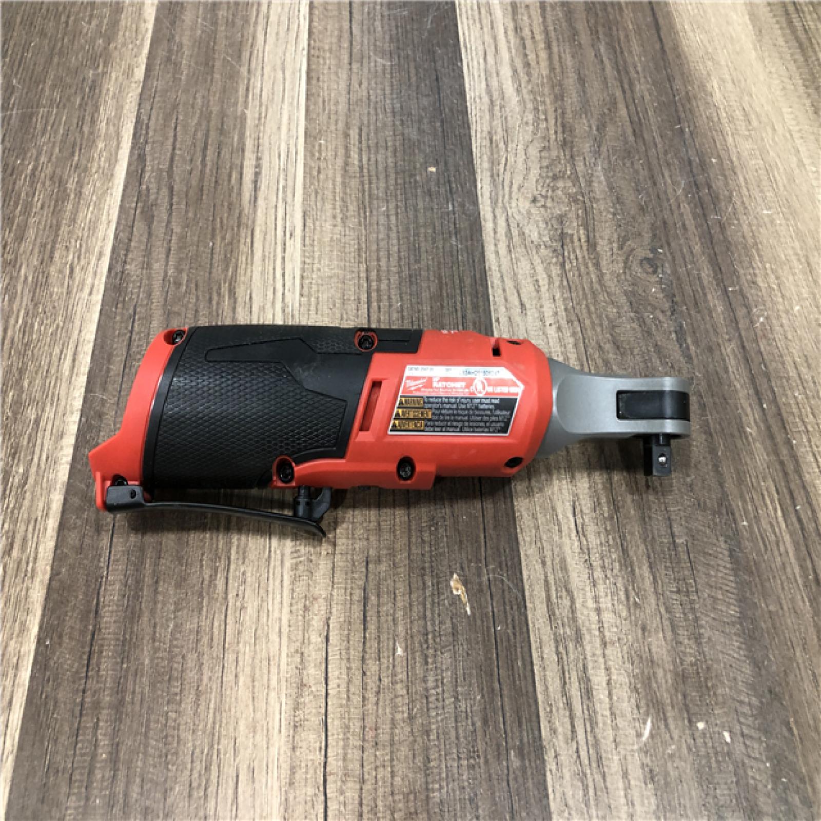 AS-IS Milwaukee FUEL 12-Volt Lithium-Ion Brushless Cordless High Speed 3/8 in. Ratchet (Tool-Only)
