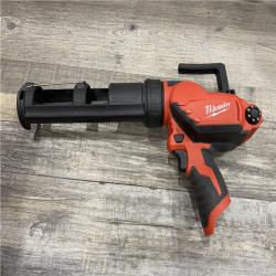 AS-IS Milwaukee 12V Lithium-Ion Cordless 10 oz. Adhesive and Caulk Gun (Tool-Only)