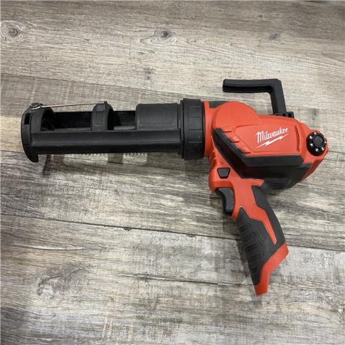 AS-IS Milwaukee 12V Lithium-Ion Cordless 10 oz. Adhesive and Caulk Gun (Tool-Only)