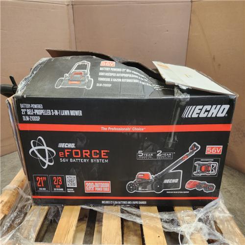 Phoenix NEW ECHO 56V 21 in. Cordless Battery 3-in-1 Walk Behind Self-Propelled Lawn Mower w/ (2) 5Ah Batteries (NO CHARGER)