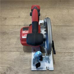 AS-IS Milwaukee 18V Lithium-Ion Cordless 6-1/2 in. Circular Saw (Tool-Only)
