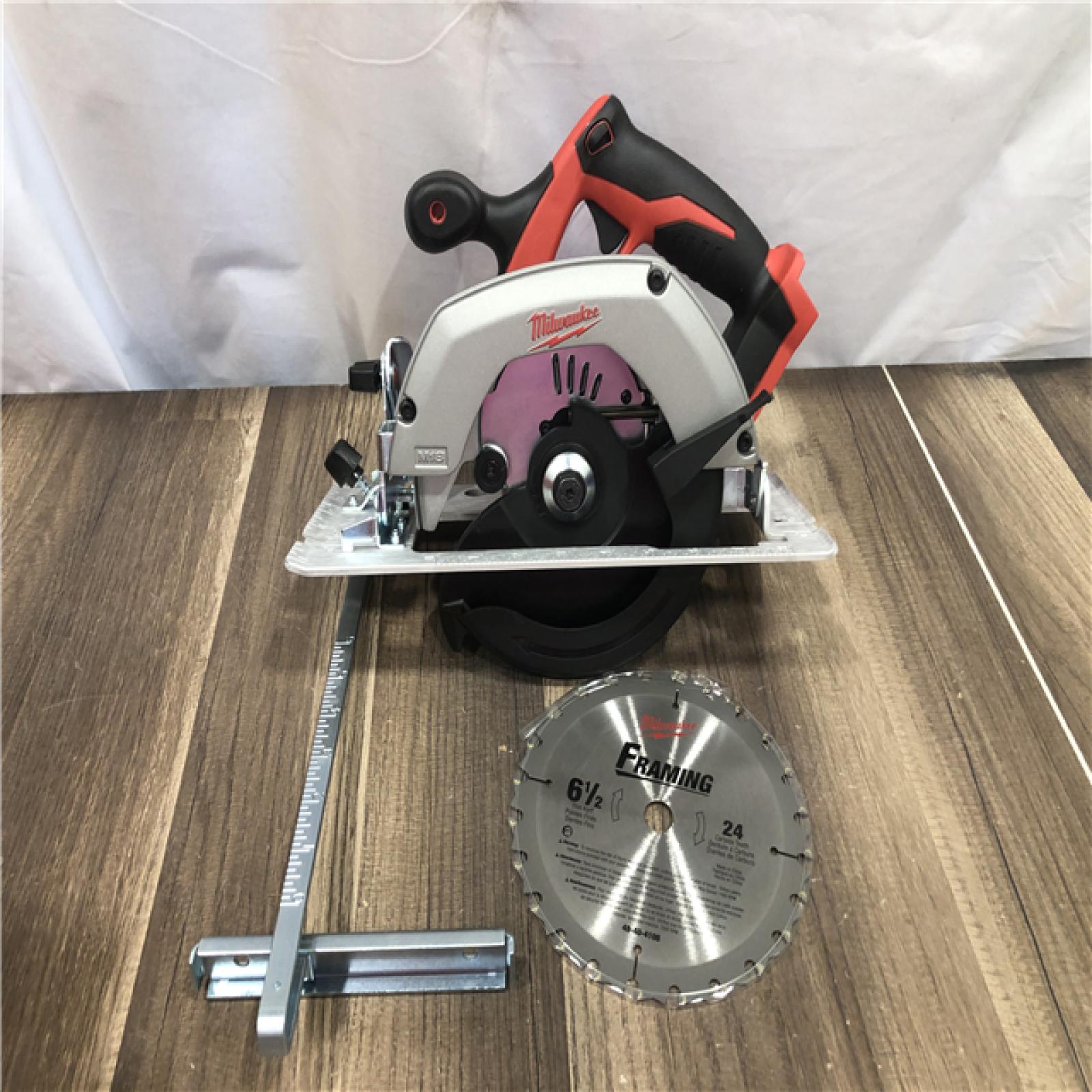 AS-IS Milwaukee 18V Lithium-Ion Cordless 6-1/2 in. Circular Saw (Tool-Only)