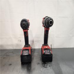 AS-IS- Milwaukee  FUEL 18V Lithium-Ion Brushless Cordless Hammer Drill and Impact Driver Combo Kit