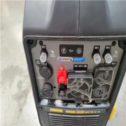 CALIFORNIA AS-IS CHAMPION 4500/3500-Watt Electric Start Gasoline/Propane Powered Dual Fuel Inverter