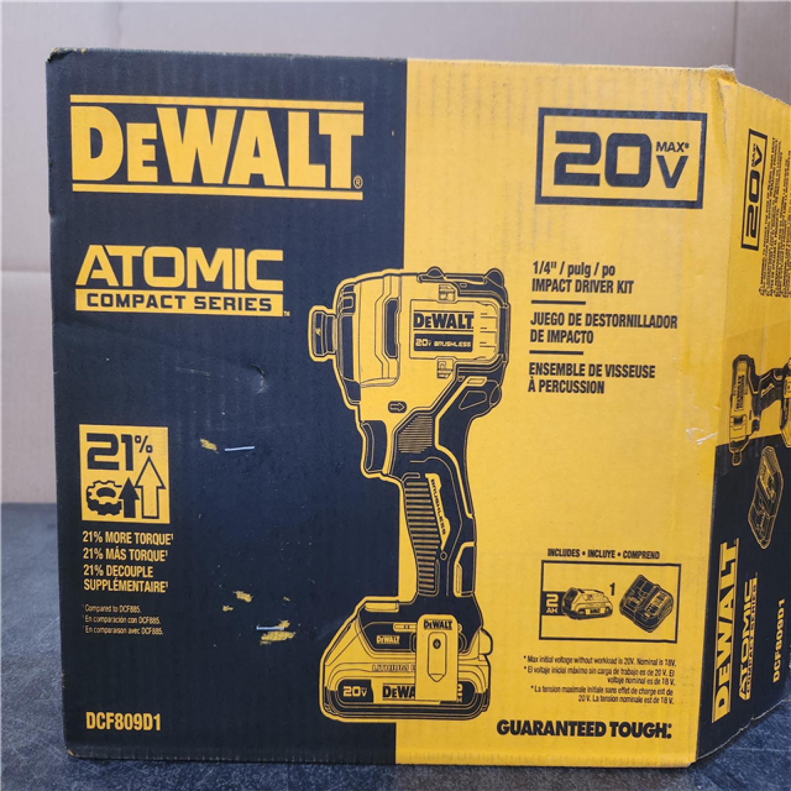 Phoenix NEW DEWALT Atomic 20V Max Lithium-Ion Brushless Cordless Compact 1/4 in. Impact Driver Kit with 2.0Ah Battery and Charger
