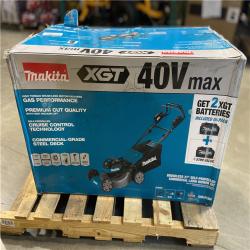 DALLAS LOCATION - Makita 40V max XGT Brushless Cordless 21 in. Walk Behind Self-Propelled Commercial Lawn Mower Kit