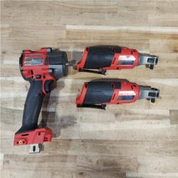 HOUSTON LOCATION - AS-IS MILWAUKEE 3 TOOL COMBO