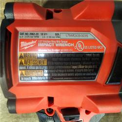 HOUSTON LOCATION - AS-IS Milwaukee M18 18V Fuel 1/2  Mid-Torque Impact Wrench Cordless Lithium-Ion Brushless with Friction Ring 2962-20
